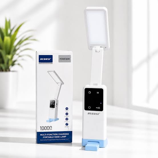 RECRSI 3-in-1 Smart Desk Lamp with 10000mAh Power Bank